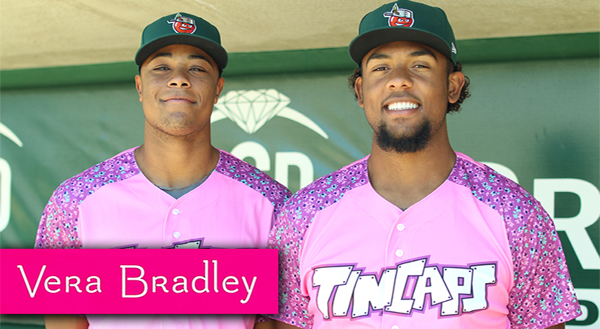 TinCaps To Wear Vera Bradley-Designed Jerseys For Turn The Park Pink – Fort  Wayne & NE Indiana News